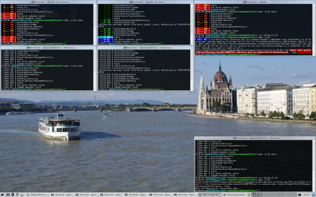 screenshot of terminals
