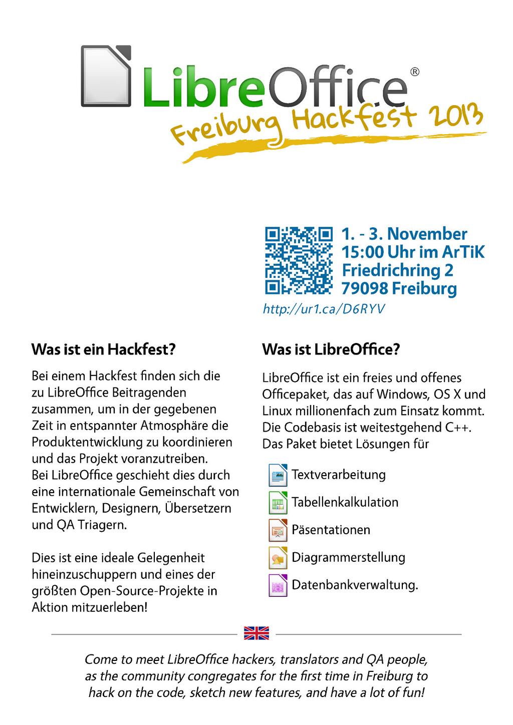 Freiburg Hackfest Flyer